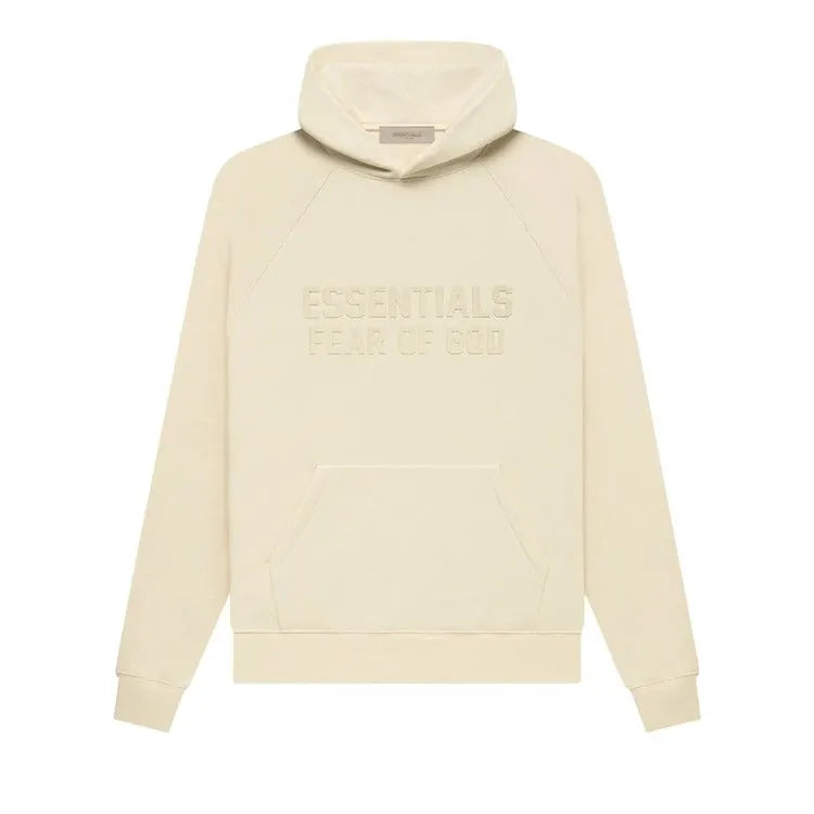 Fear Of God Essentials Hoodie Ss22 Eggshell