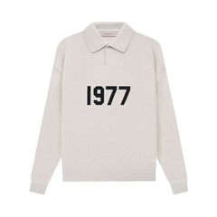 Fear of God Essentials Knit Long-Sleeve Polo Wheat