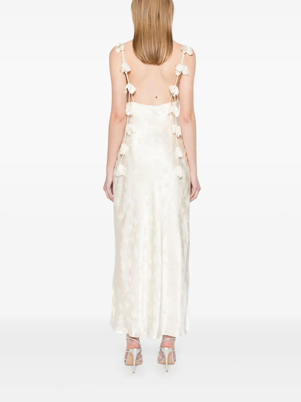 satin midi dress