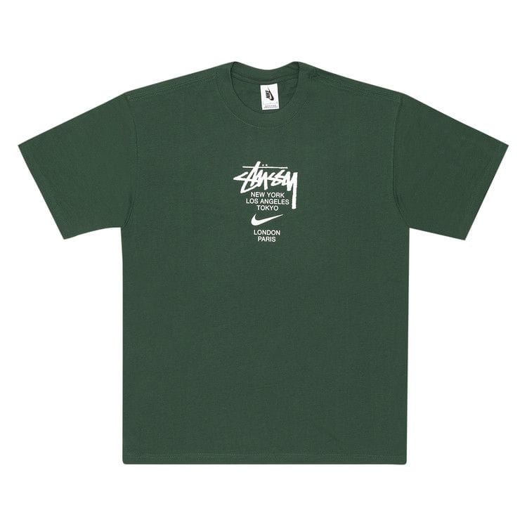 Nike x Stussy International T-Shirt Gorge Green