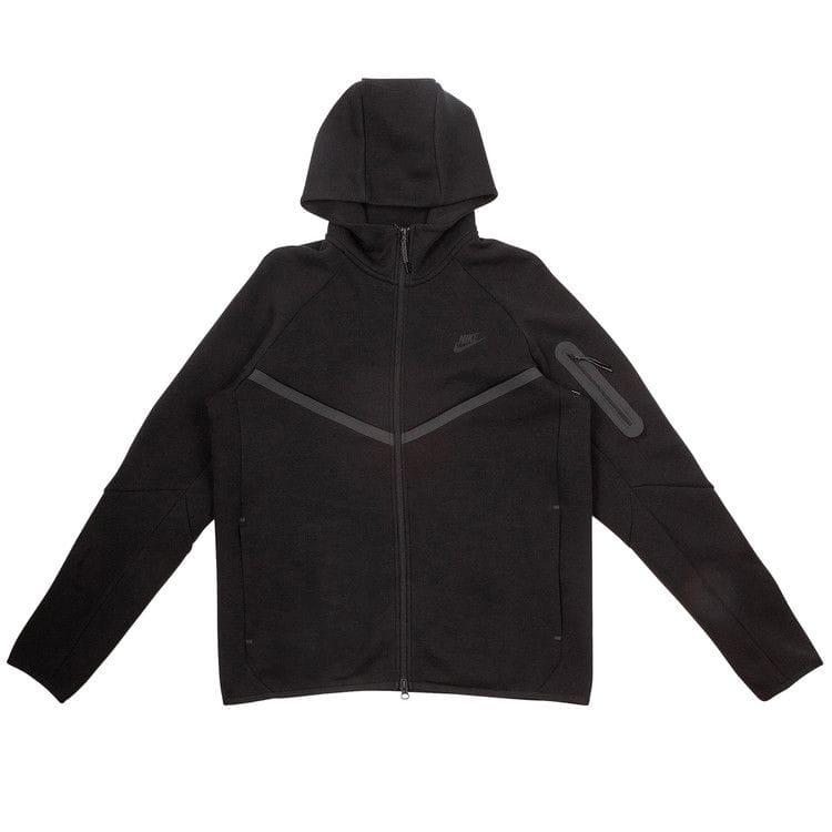Nike Tech Full Zip Windrunner Hoodie Black/Black