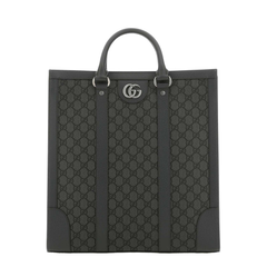 GG Supreme Fabric and Leather Ophidia Shopping Bag