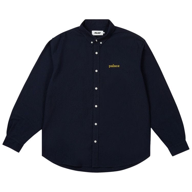 Palace Seersucker Oxford Shirt Navy