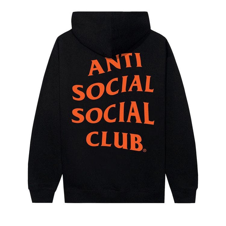 Anti Social Social Club Halloween Mind Games Hoodie Black/Orange