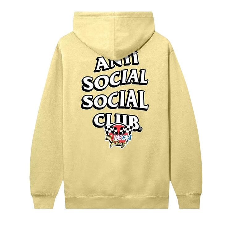 Anti Social Social Club x Nascar Motorsport Hoodie Yellow