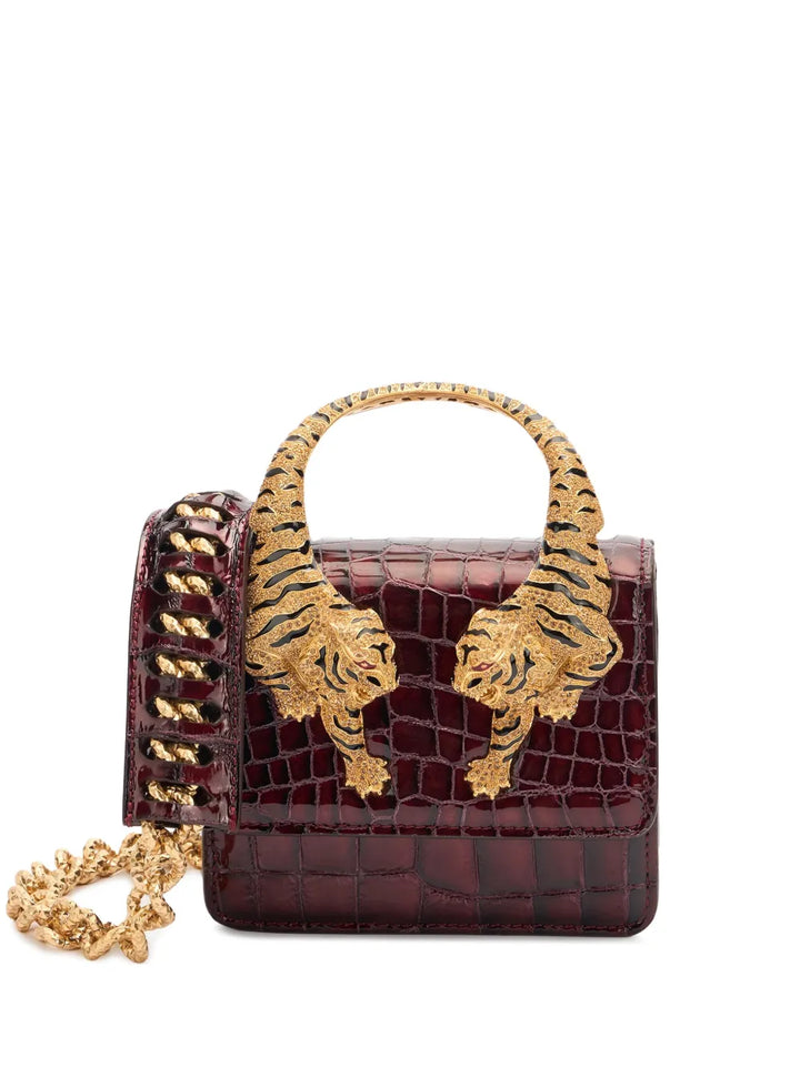 Roar Crocodile-print mini bag
