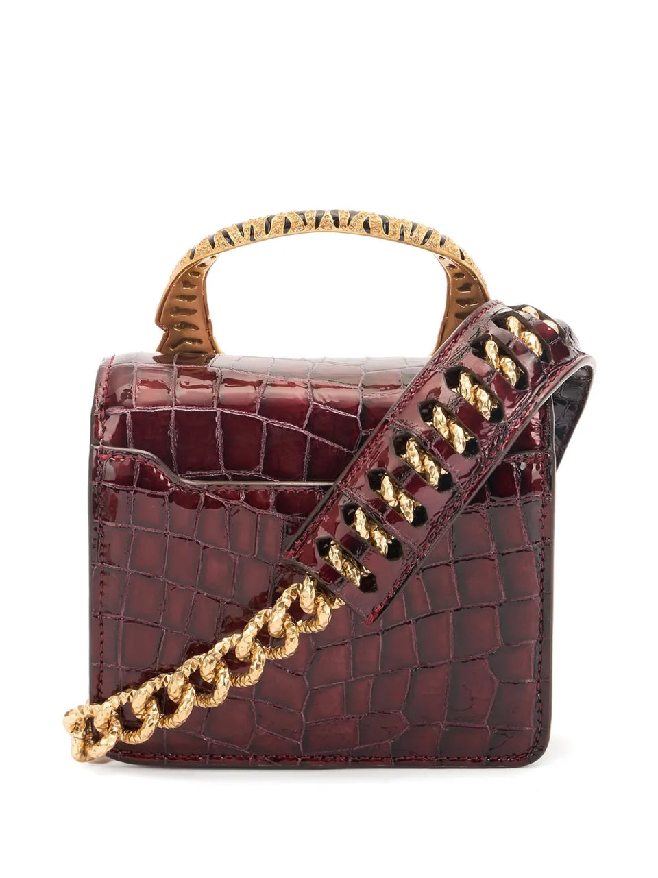 Roar Crocodile-print mini bag