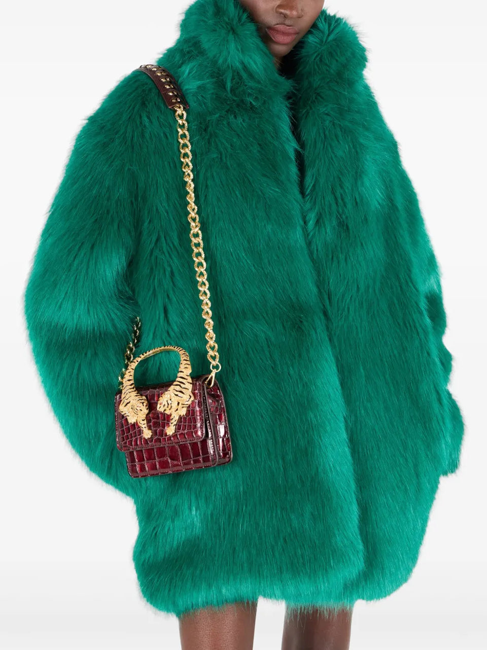 Roar Crocodile-print mini bag