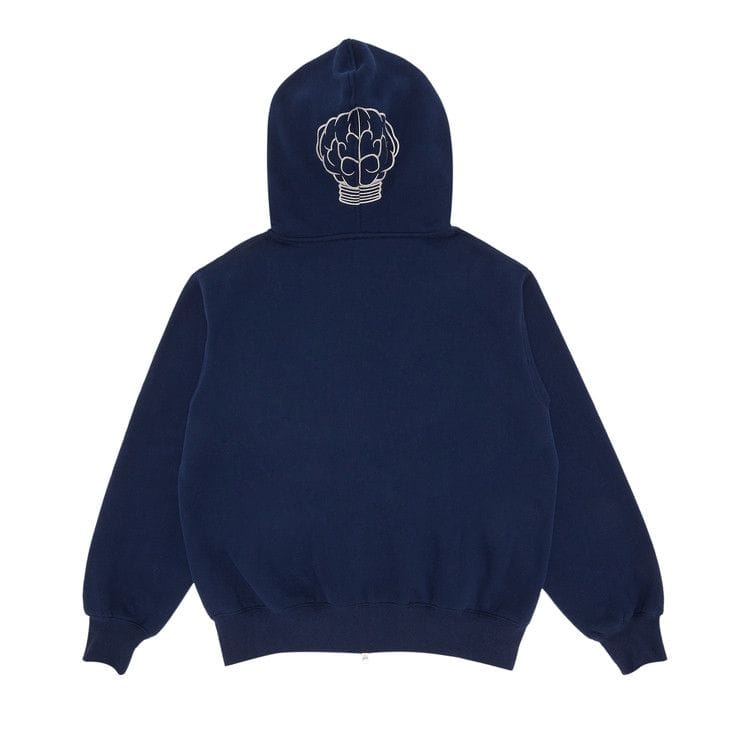 Pleasures x N.E.R.D. Zip Up Hoodie Navy
