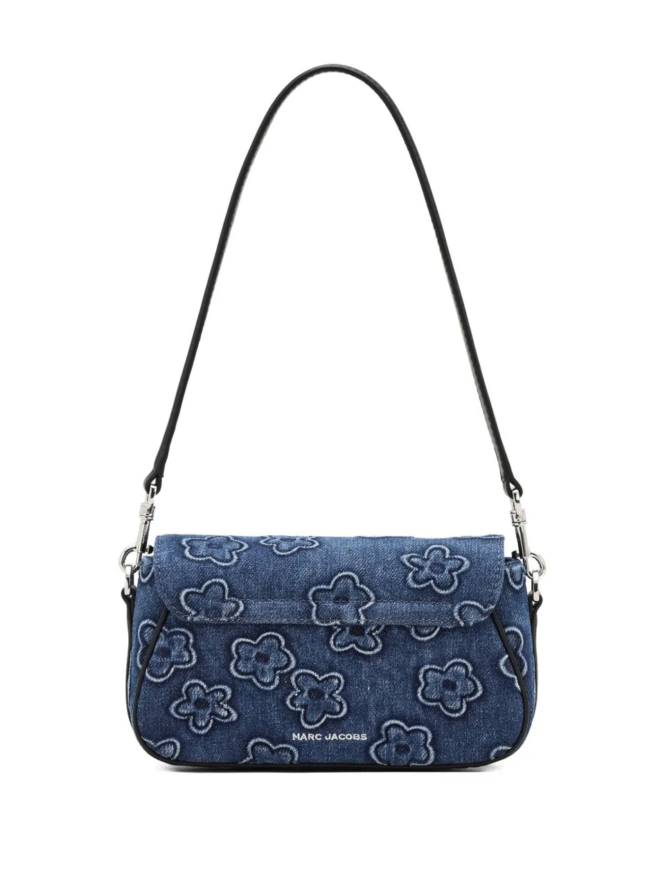 The Puffy Daisy Denim Clover shoulder bag