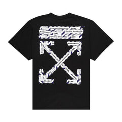 Off-White Airport Tape Oversize T-Shirt Black/Multicolor