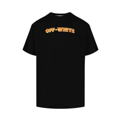 Off-White Arrows Print Crewneck T-Shirt Black/Orange