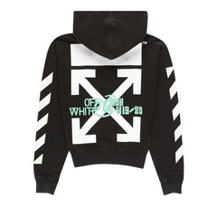 Off-White Diag Waterfall Over Hoodie Black / Multicolor