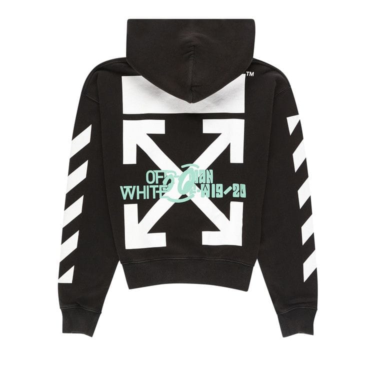 Off-White Diag Waterfall Over Hoodie Black / Multicolor
