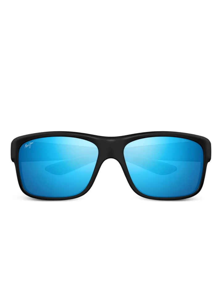 mirrored rectangle sunglasses