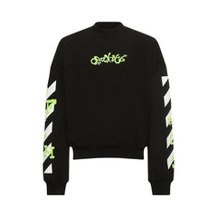 Off-White Opposite Arrow Boxy Crewneck Black/Lime