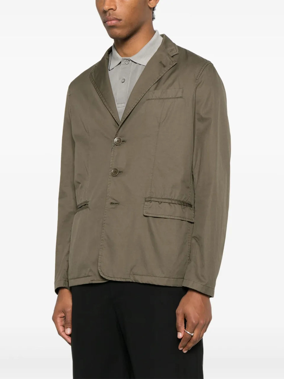 twill blazer