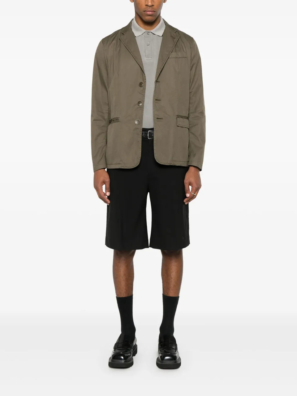 twill blazer