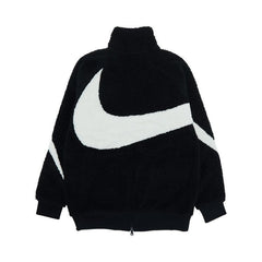 Nike Big Swoosh Reversible Boa Jacket Black