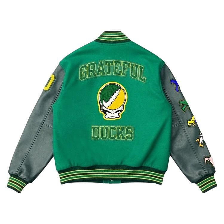 Nike x Class Trip x Grateful Ducks Lettermen Jacket Green
