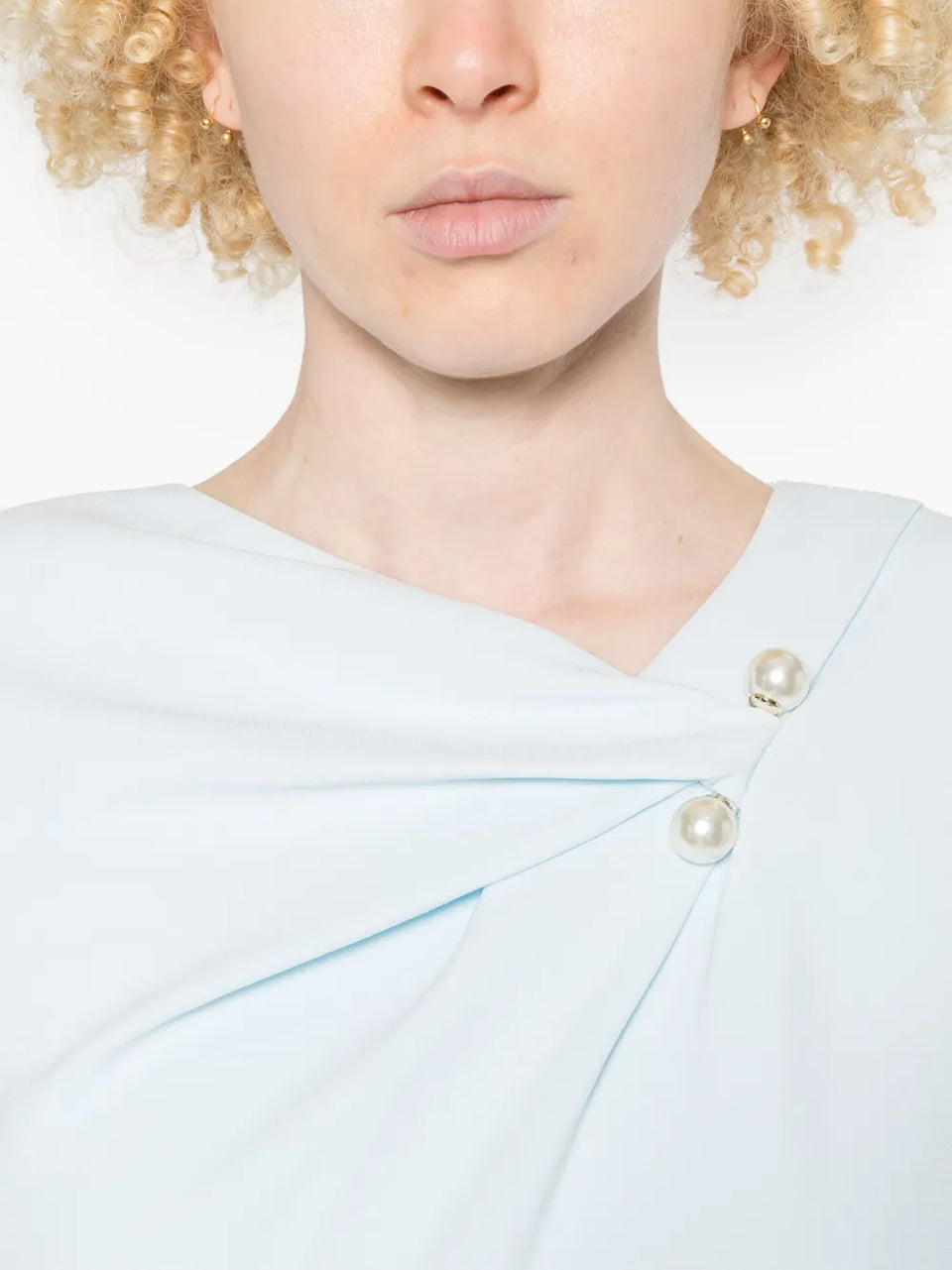 belted cady midi dress