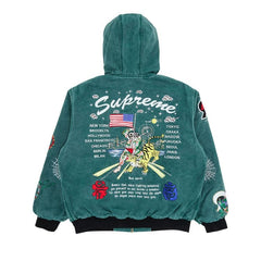 Supreme AOI Hooded Work Jacket Teal
