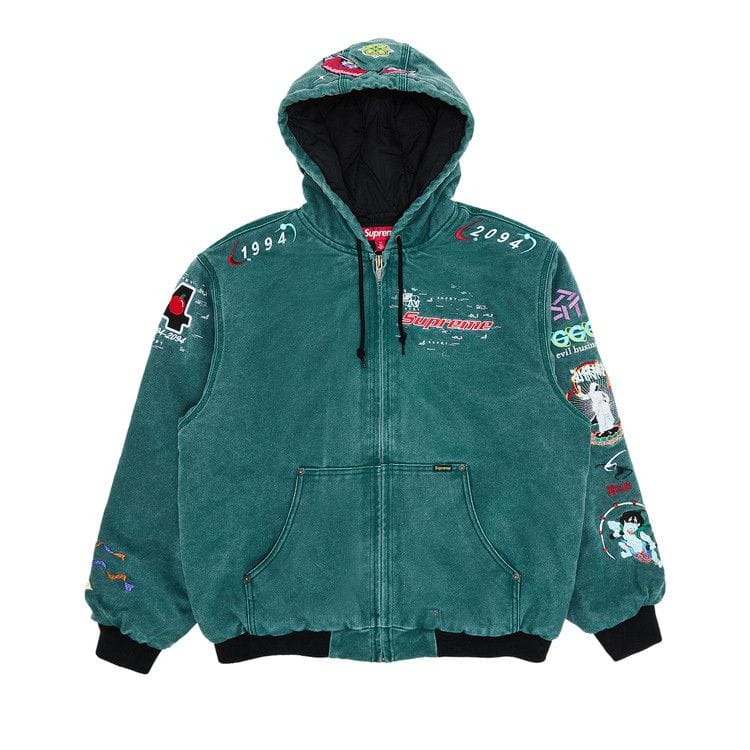 Supreme AOI Hooded Work Jacket Teal