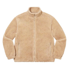 Supreme Star Fleece Jacket Natural