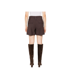 Formal Shorts with Monili in Cocoa