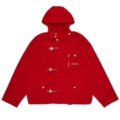 Supreme Canvas Clip Jacket Red