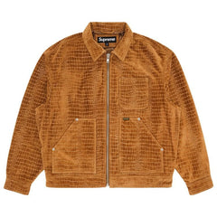 Supreme Suede Work Jacket Croc