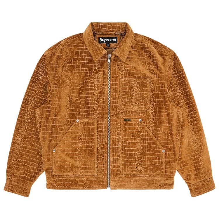 Supreme Suede Work Jacket Croc