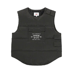 Supreme x WTAPS Tactical Down Vest Black