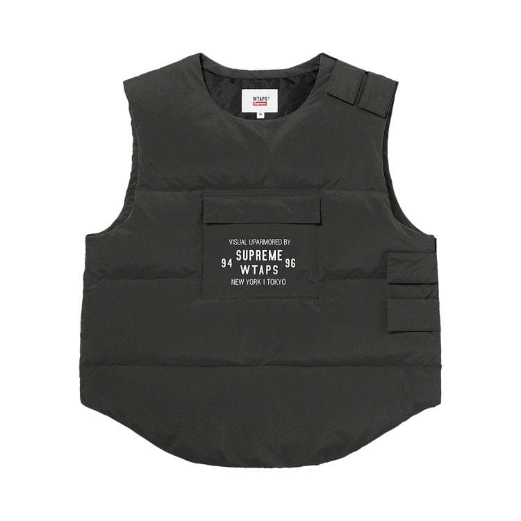 Supreme x WTAPS Tactical Down Vest Black