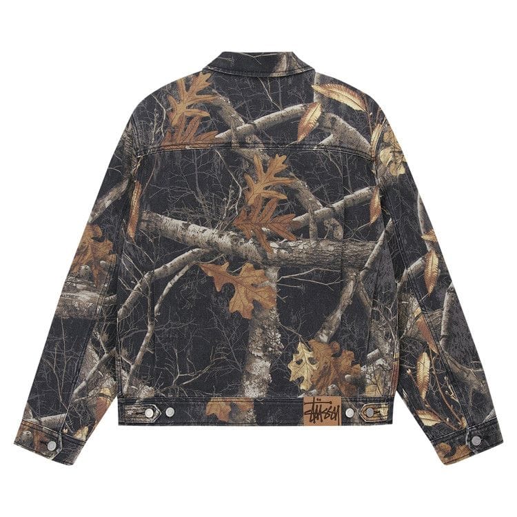 Stussy Zip Work Jacket Realtree Edge Black
