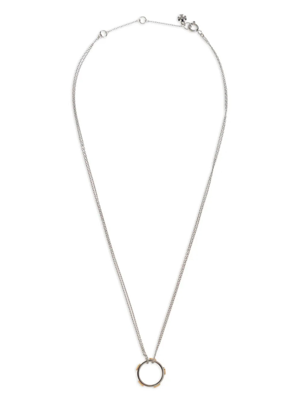 logo charm necklace