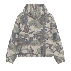 Stussy Needlepunch Work Jacket Woodland Camo