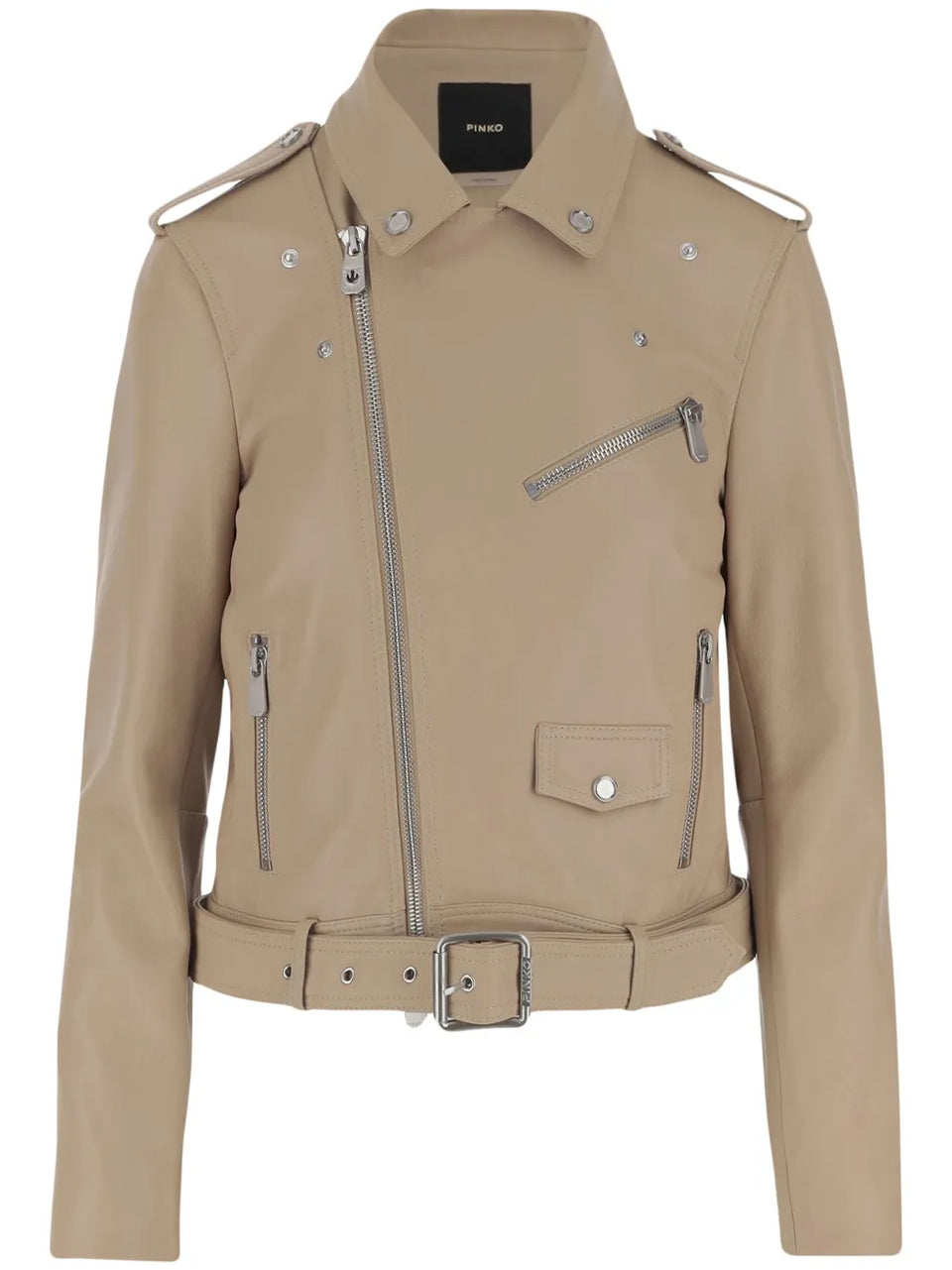 leather biker jacket