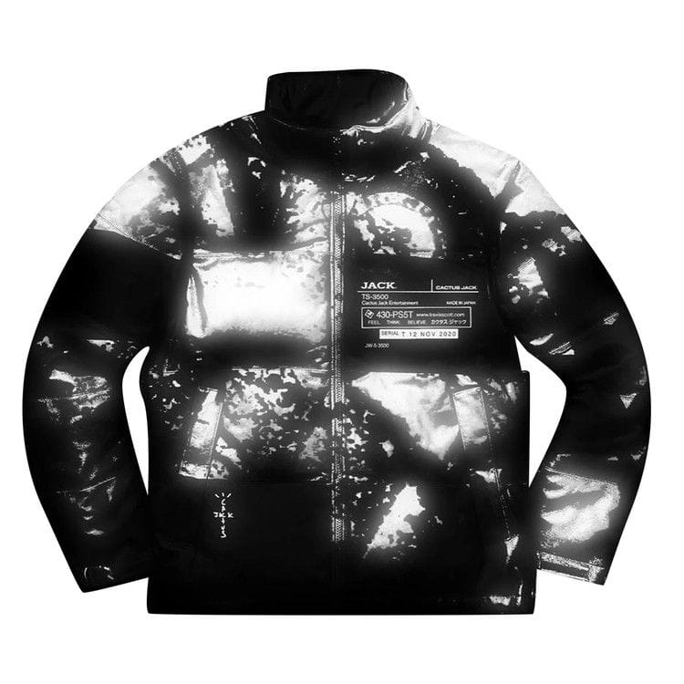 Cactus Jack by Travis Scott x PS5 System Reflective Down Puffer Black