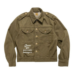 Human Made Military Denim Jacket Olive Drab