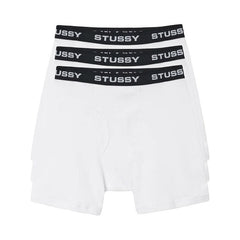 Stussy Boxer Briefs (3 Pack) White