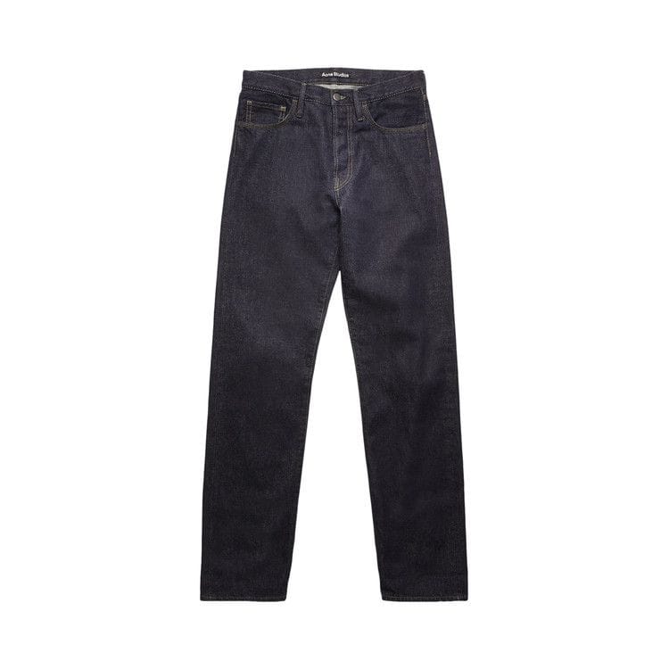 Acne Studios Face Patch Jeans Black