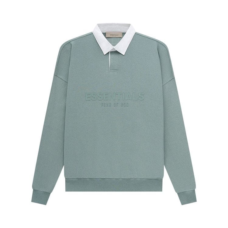 Fear of God Essentials Waffle Henley Rugby Sycamore