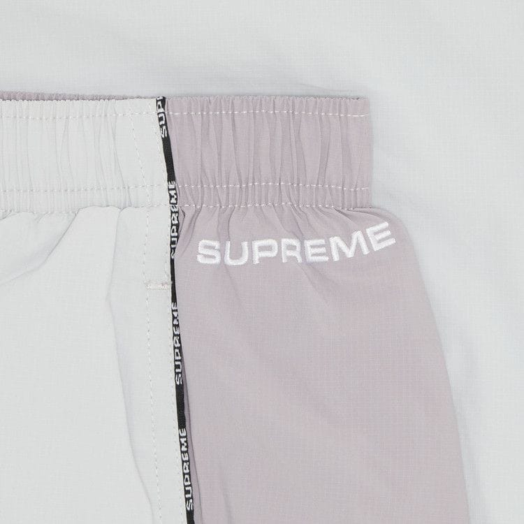 Supreme Logo Piping Track Pant Grey