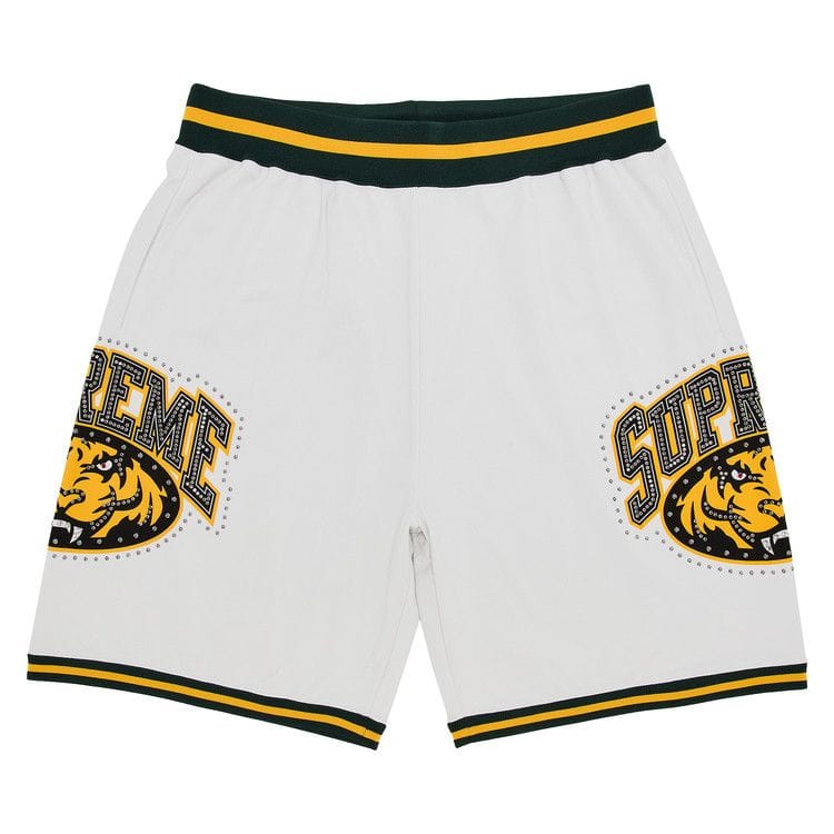 Supreme Studded Basketball Shorts White