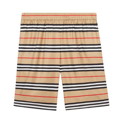 Supreme x Burberry Icon Stripe Silk Twill Shorts (Burberry Exclusive) Archive Beige