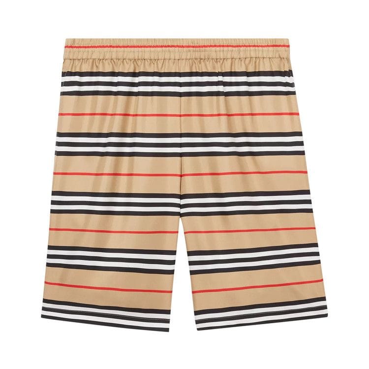 Supreme x Burberry Icon Stripe Silk Twill Shorts (Burberry Exclusive) Archive Beige