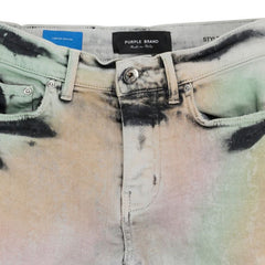 PURPLE BRAND Muted Skinny Jeans Acid Camo