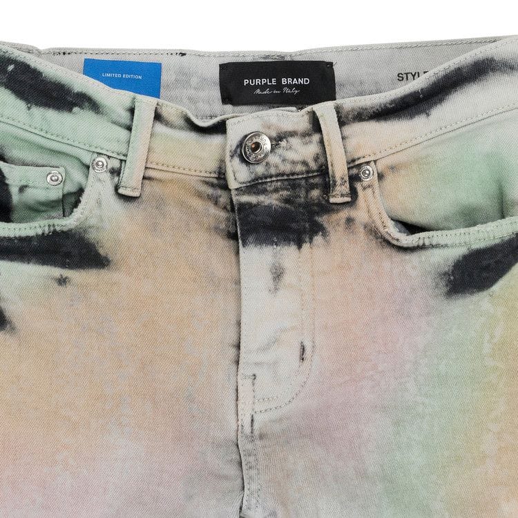 PURPLE BRAND Muted Skinny Jeans Acid Camo