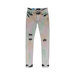 PURPLE BRAND Muted Skinny Jeans Acid Camo